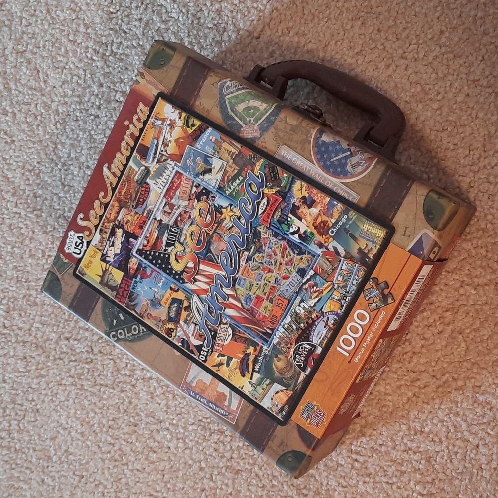 See America Jigsaw Puzzle w/ Poster